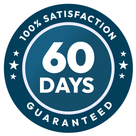 60 days satisfaction guaranteed