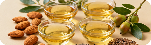 Almond, Jojoba, Chia and Linseed Oils